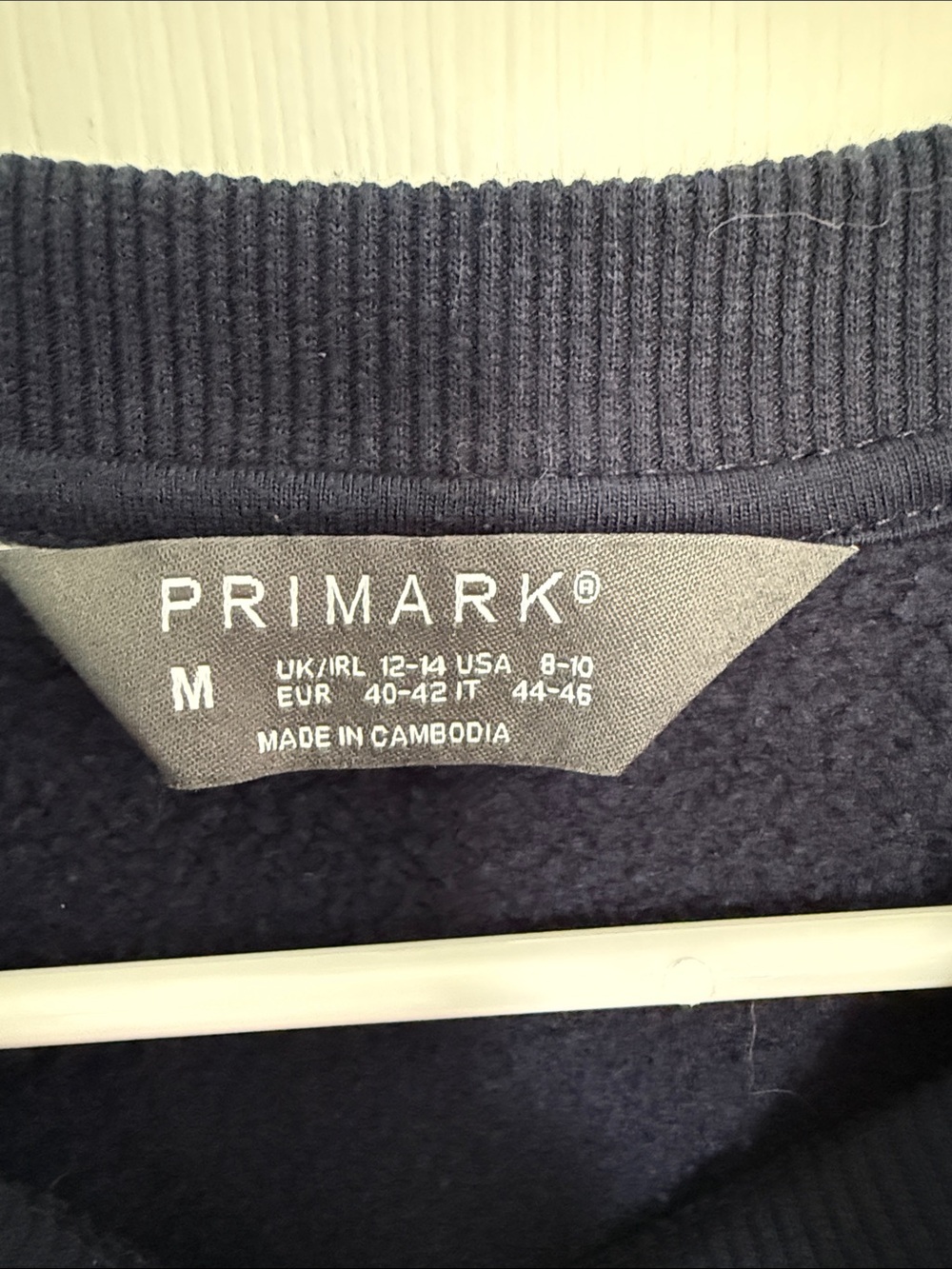 Primark Botanical Impressions Navy Crewneck Sweatshirt Garden Collection - Picture 2 of 4